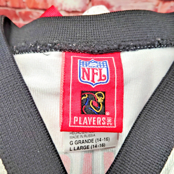 Atlanta Falcons Michael Vick #7 Jersey Youth L White Reebok NFL Football Sports - Picture 7 of 9